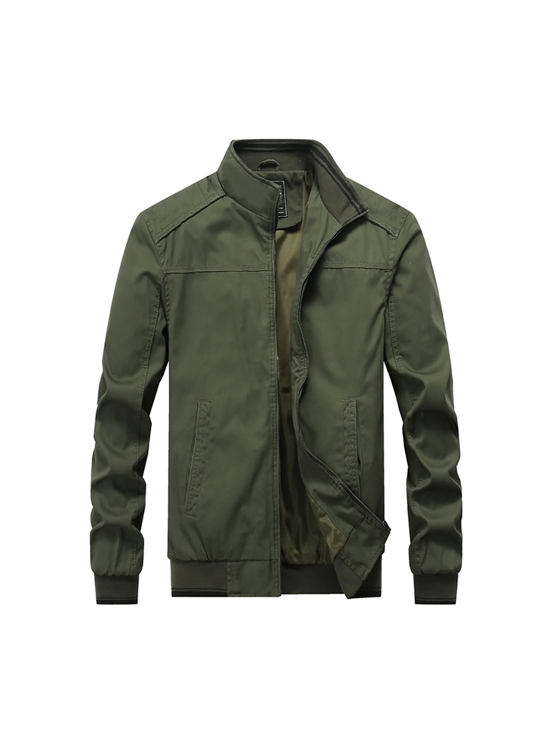 

StyleCast x Revolte Open Front Jacket, Green