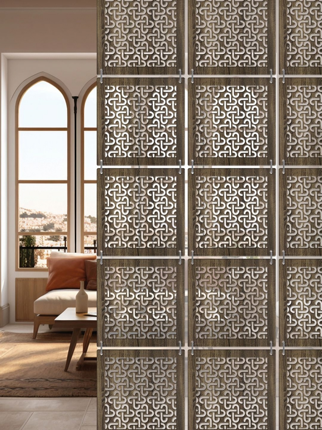

RANDOM Brown Ethnic Motifs Window Blinds