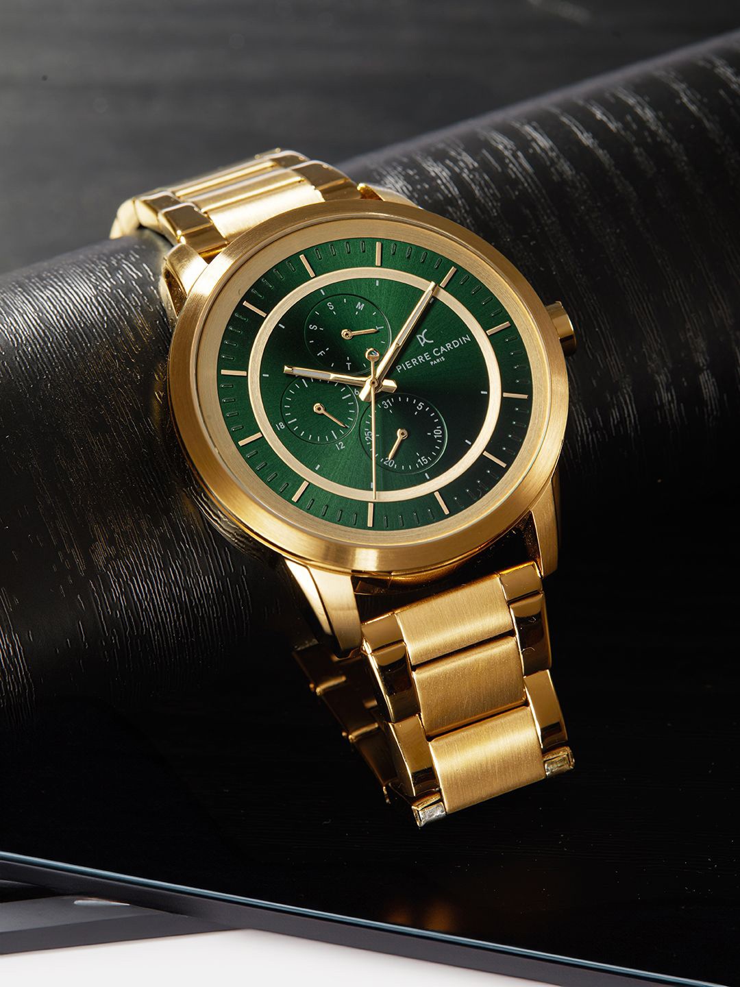 

pierre cardin Men Dial & Stainless Steel Straps Analogue Watch CCP.5018, Green