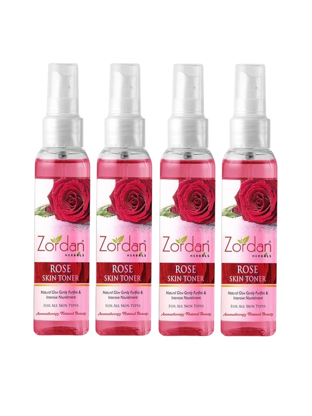 

ZORDAN Set Of 4 Herbals Rose Skin Toner- 100ml Each