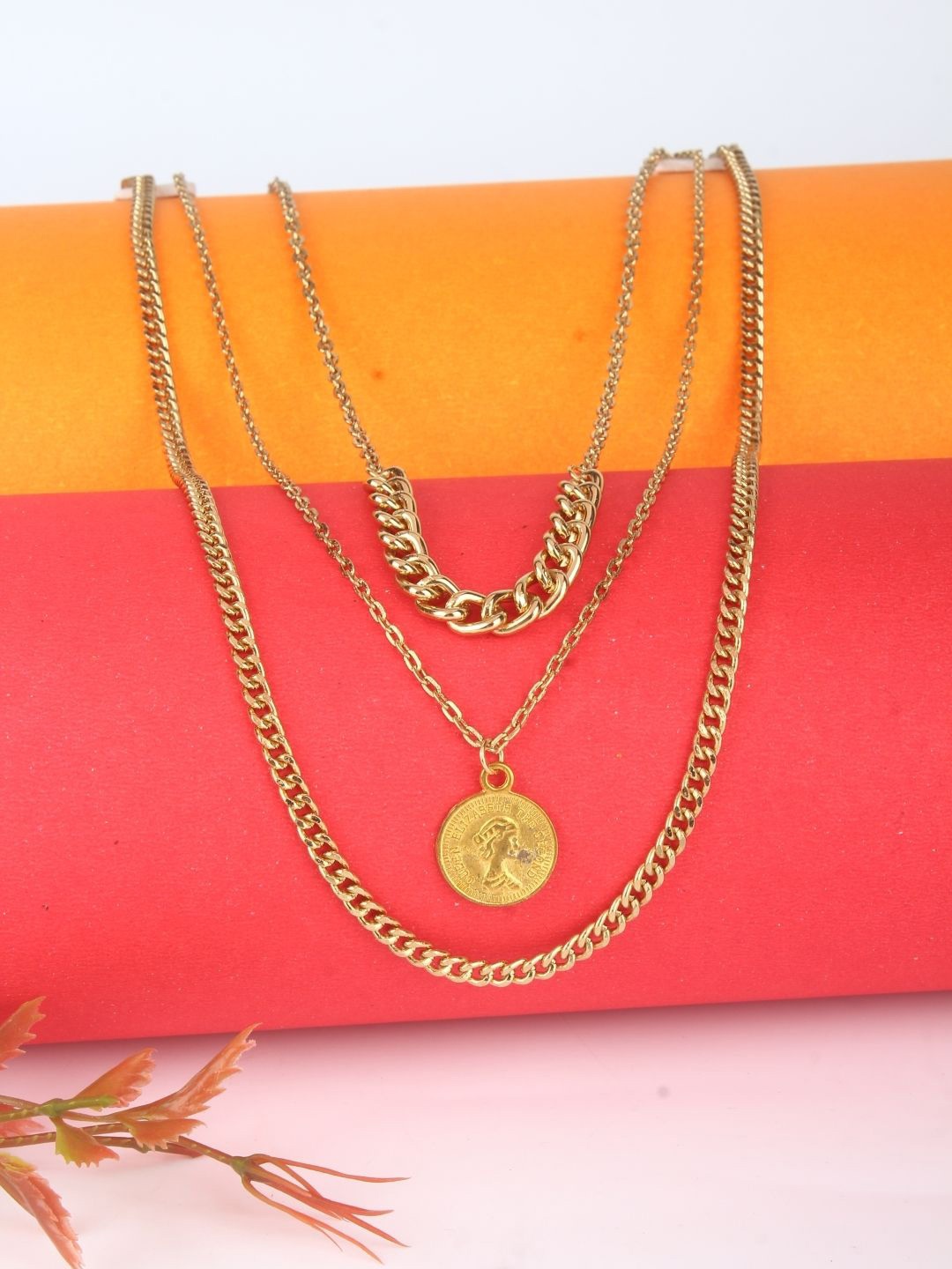 

KPOP Gold-Plated Layered Necklace