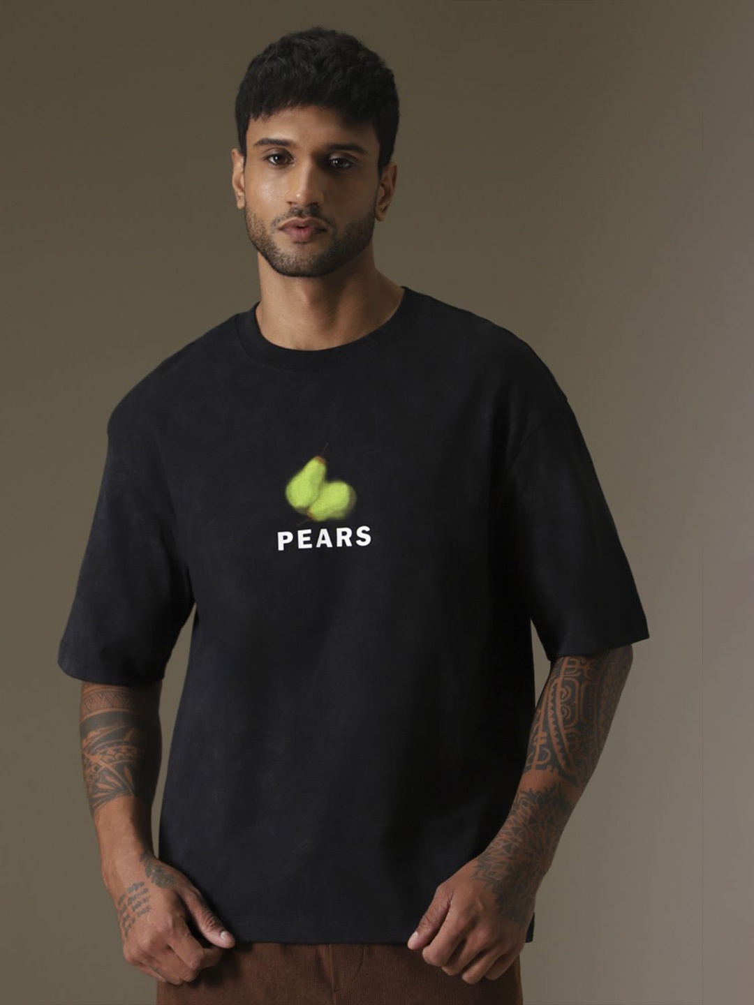 

Banana Club Men Printed T-shirt, Black