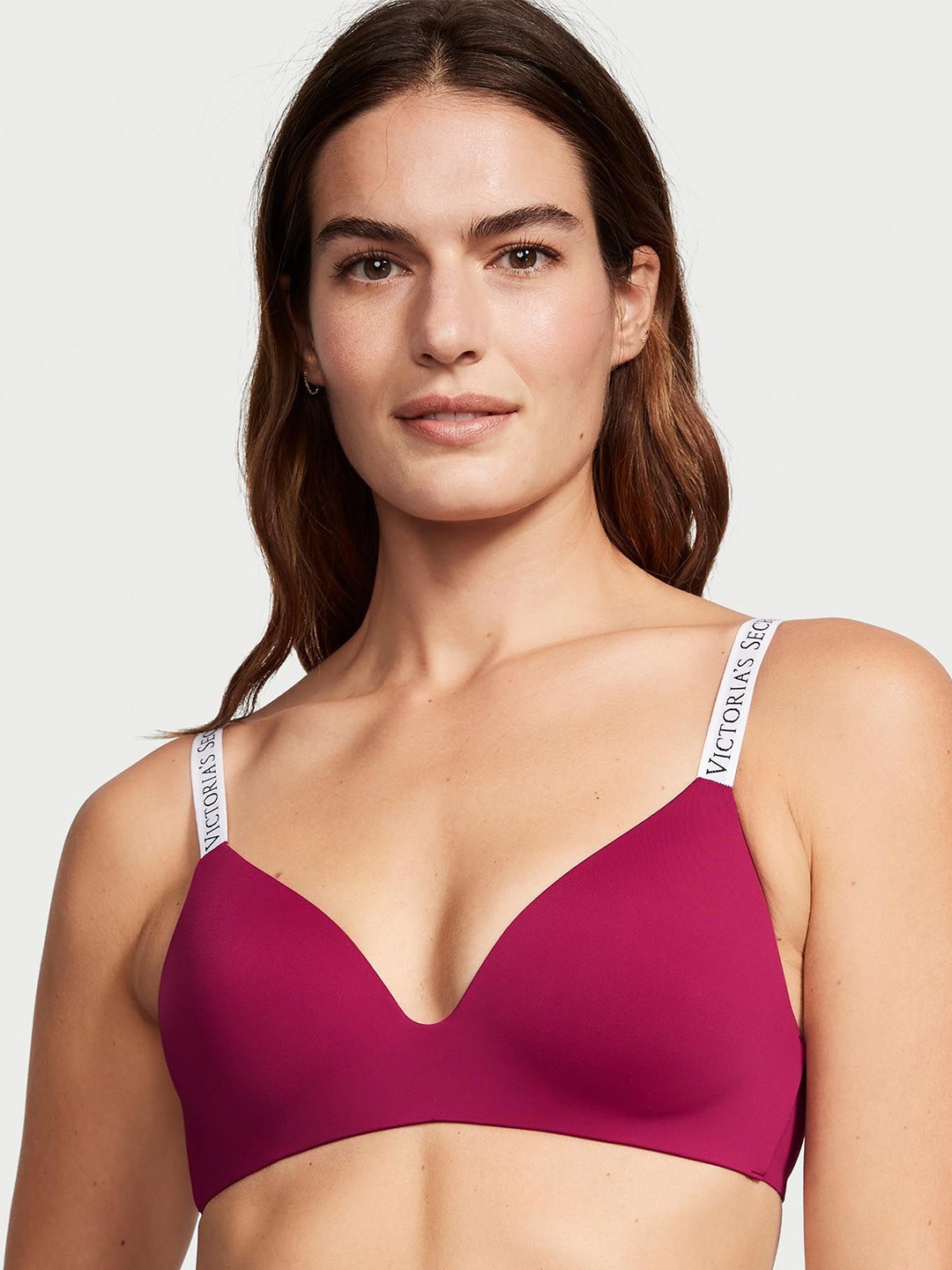 

Victoria's Secret Women's Medium Coverage Lightly Padded T-Shirt Bra, Red