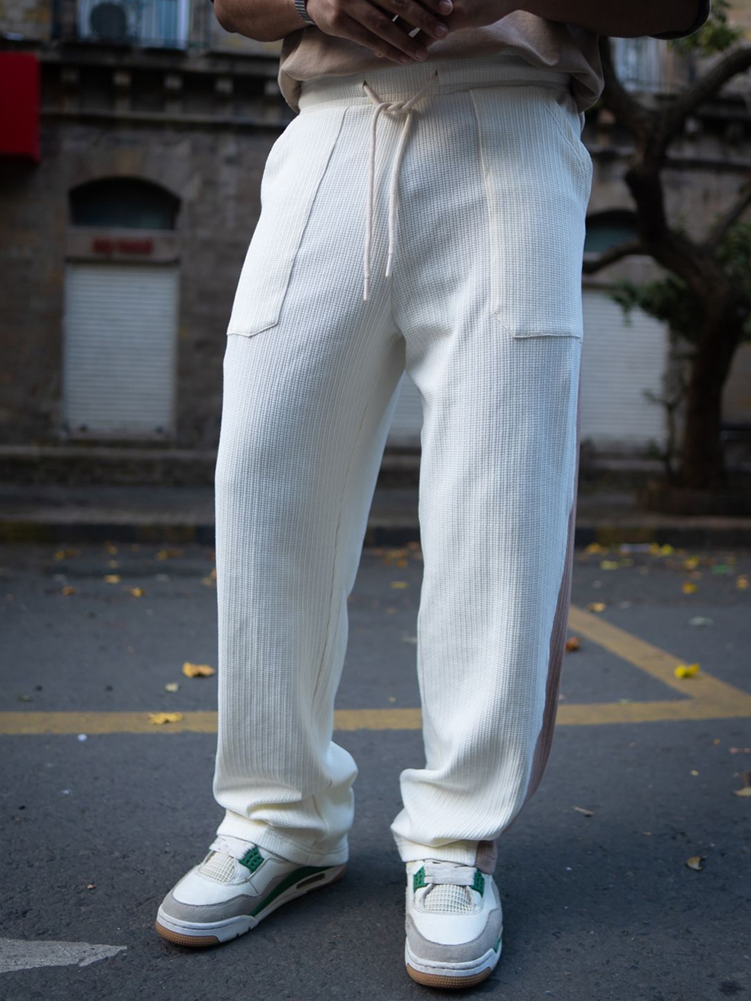 

Powerlook Baggy Fit Track Pant, Beige