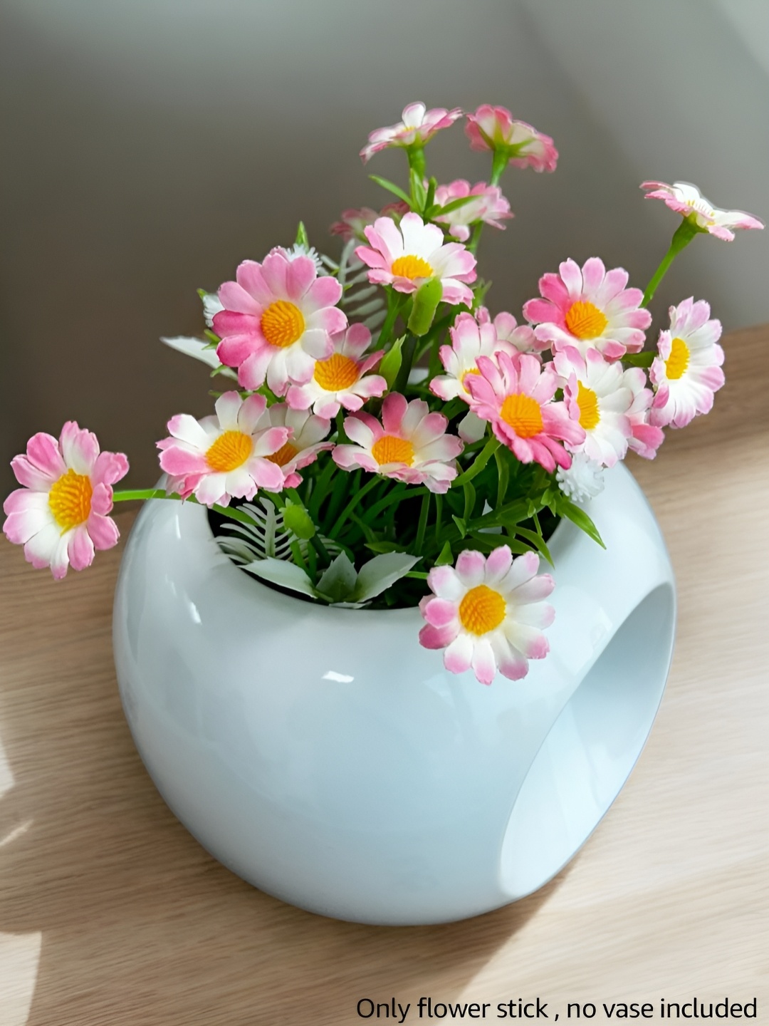 

Art Street Pink 2 Pieces Peony Artificial Flower With Pot