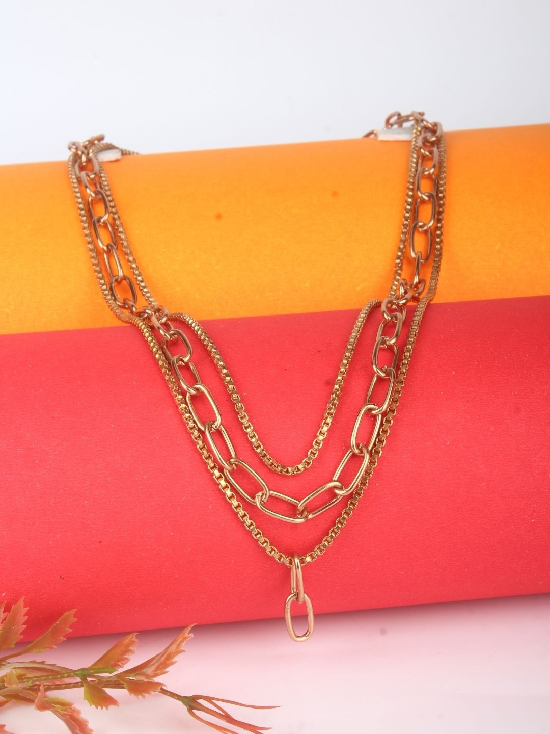 

KPOP Gold-Plated Layered Necklace