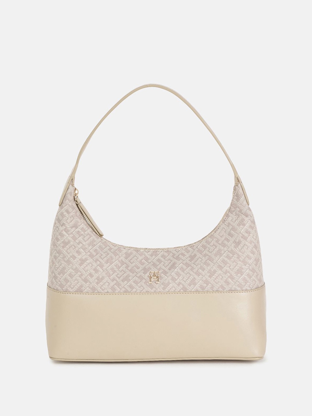 

Tommy Hilfiger Women Half Moon Handheld Bag, Beige