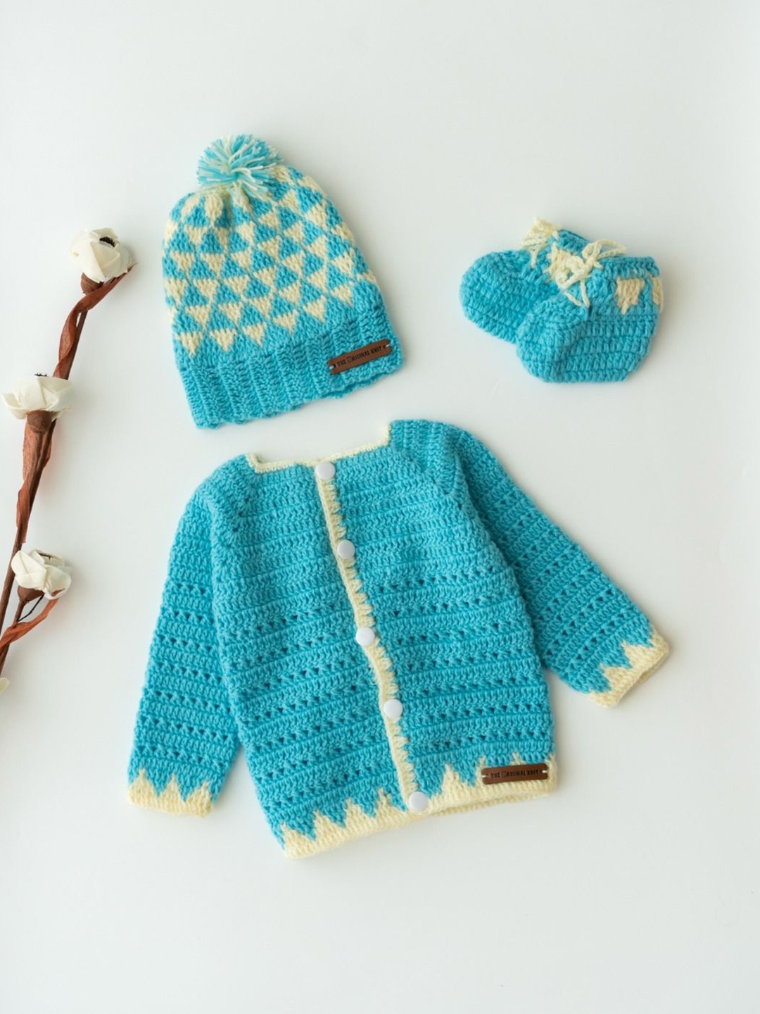 

The Original Knit Kids Ribbed Cardigan, Blue