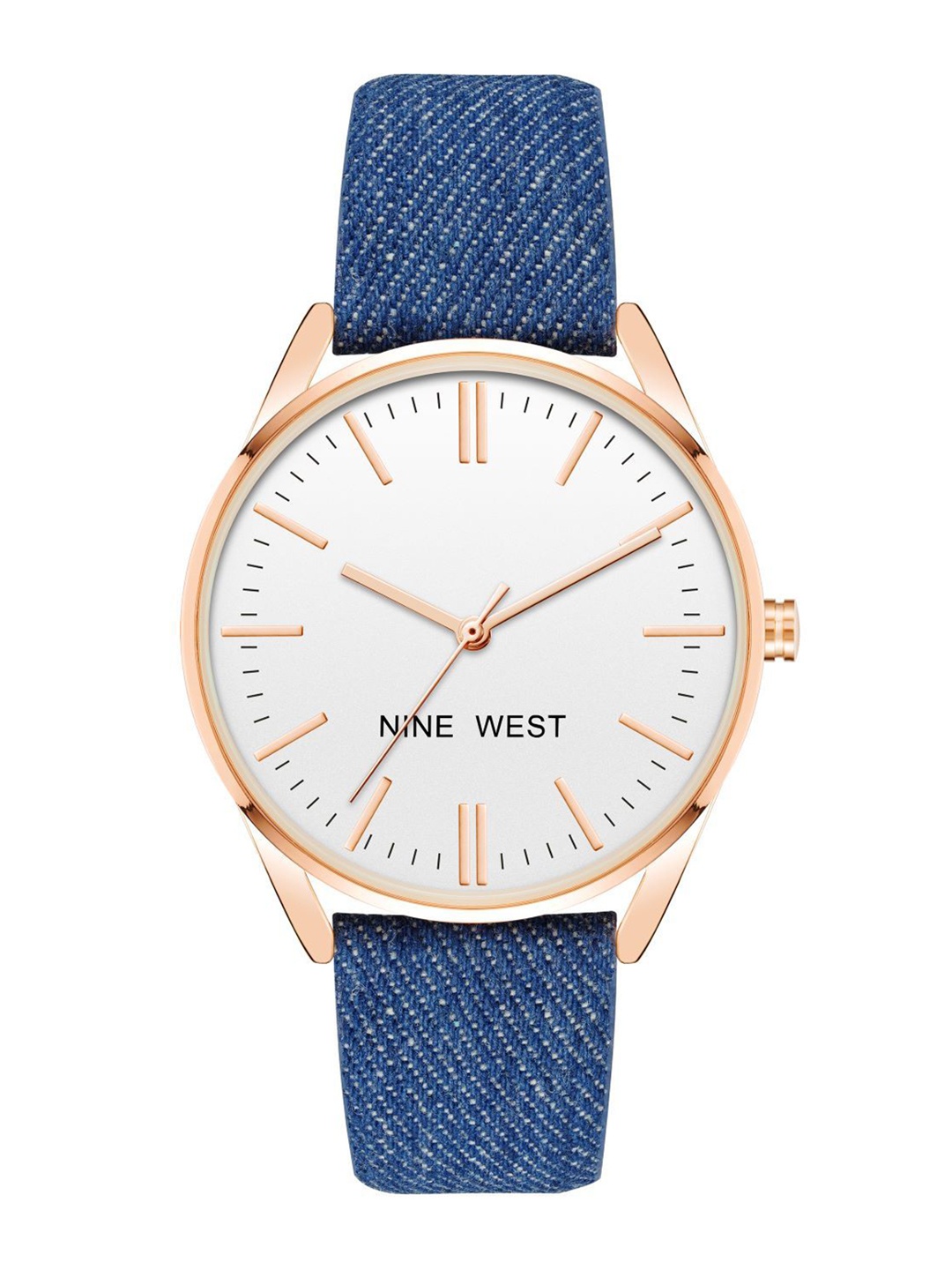 

Nine West Women Dial & Straps Analogue Watch NW-1994RGDM, Blue