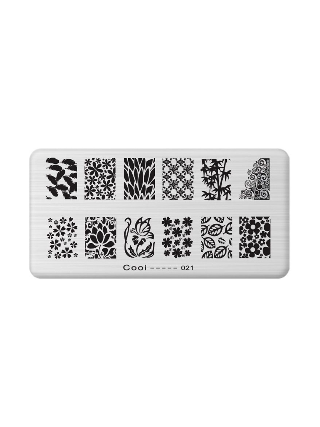 

Pippin Paris Stamping Nail Art Plate-(COOI 021), Black