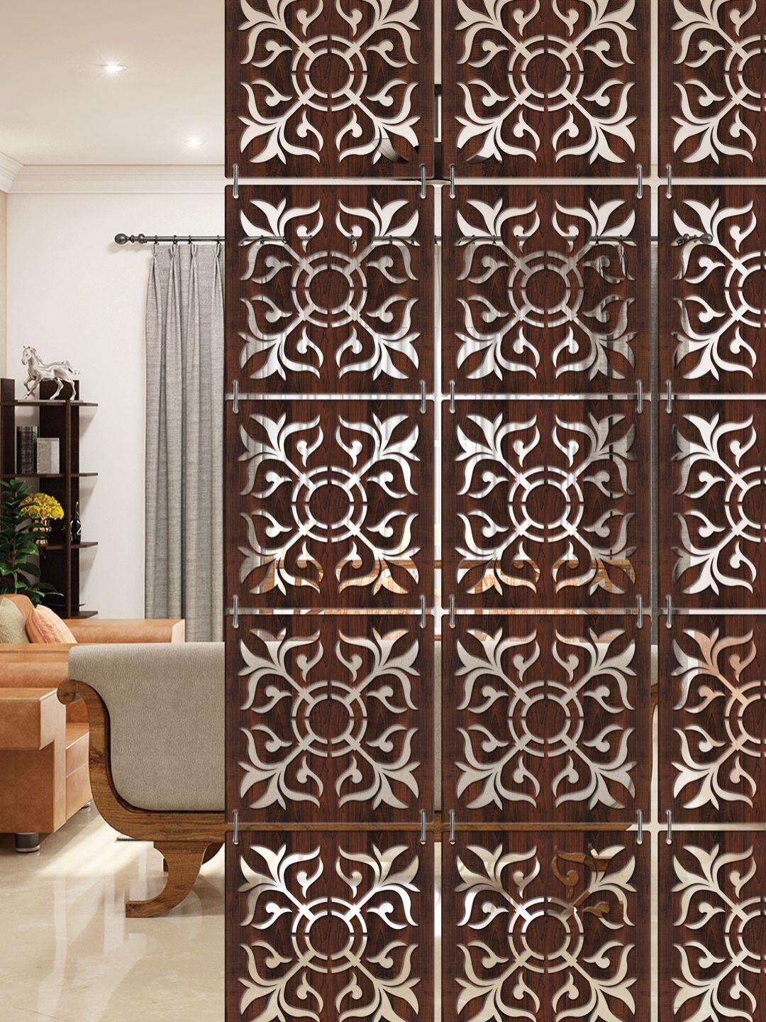 

RANDOM Brown Ethnic Motifs Window Blinds