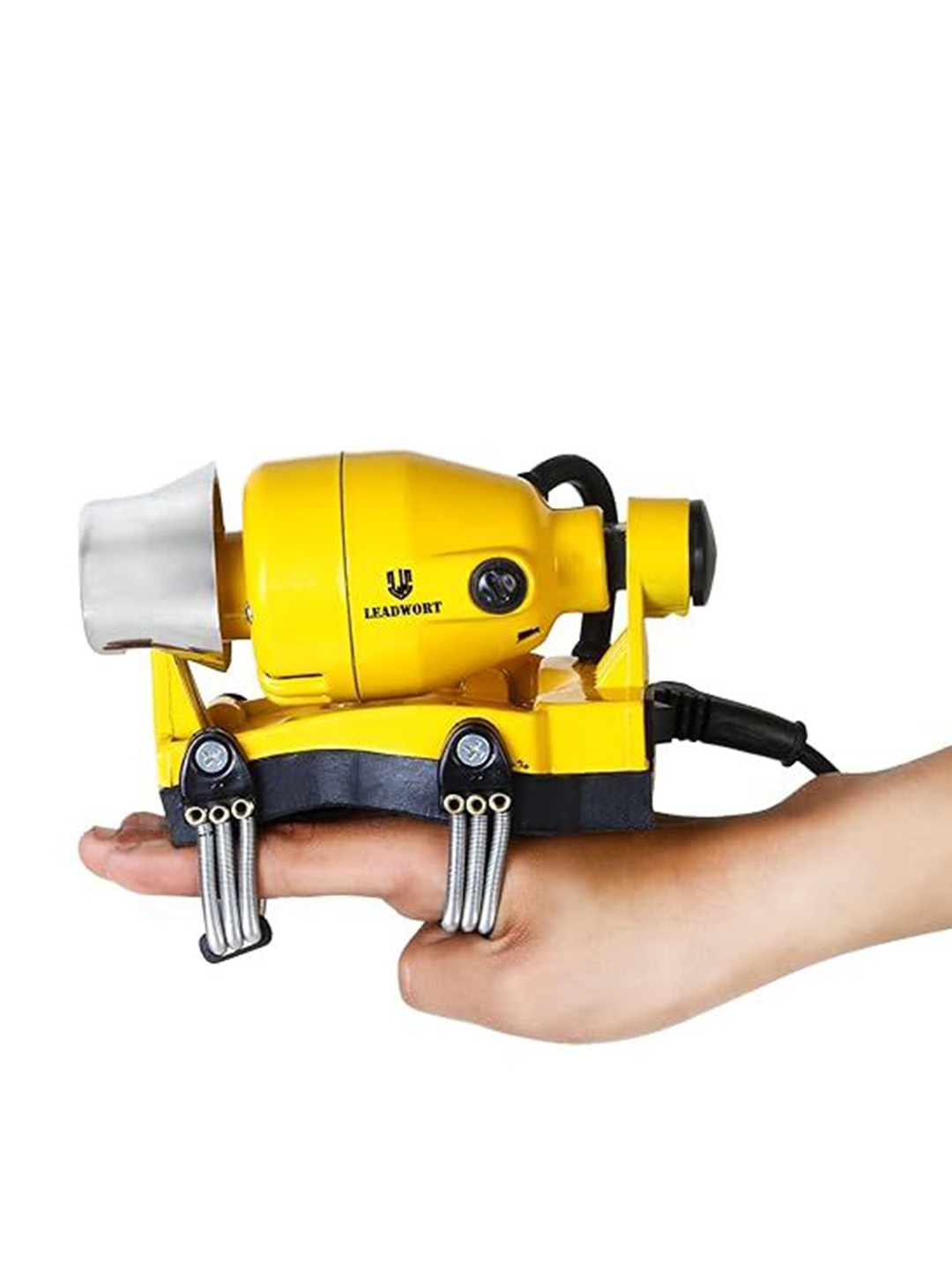

LEADWORT Powerful Double Speed Built Floating Action Body Head Finger Massager, Yellow
