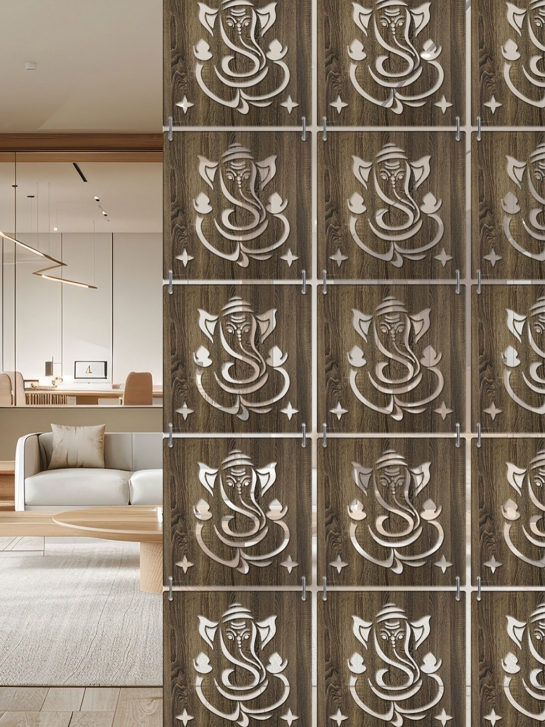

RANDOM Brown Ethnic Motifs Window Blinds