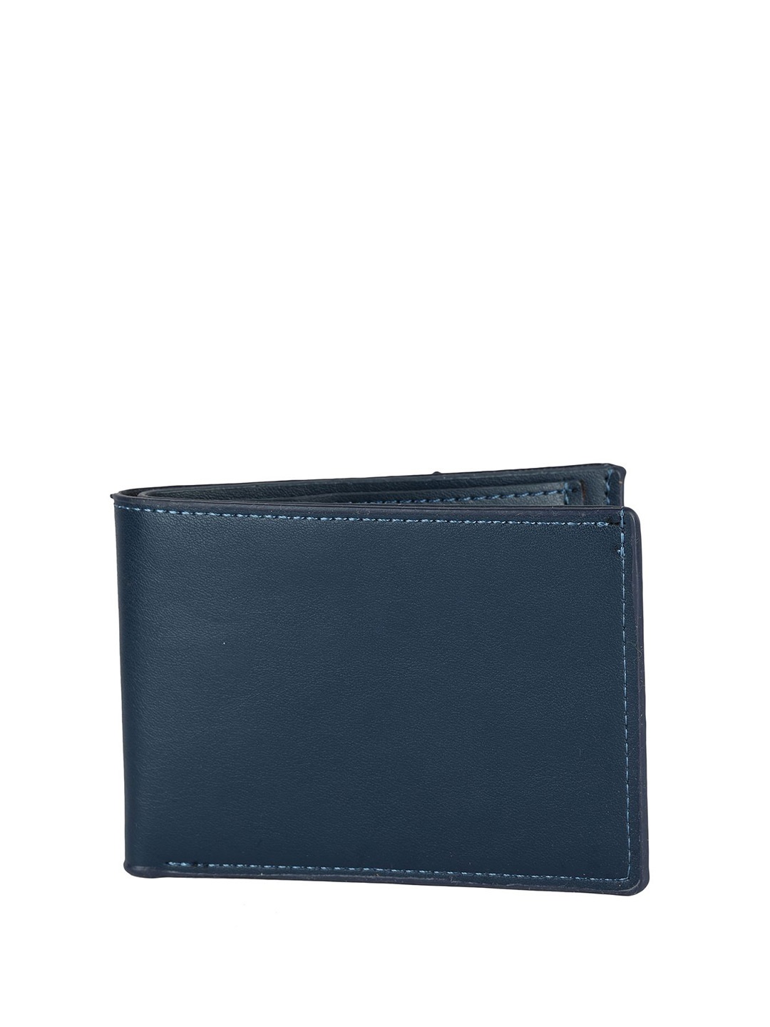 

SAZARA Men Leather Two Fold Wallet, Blue