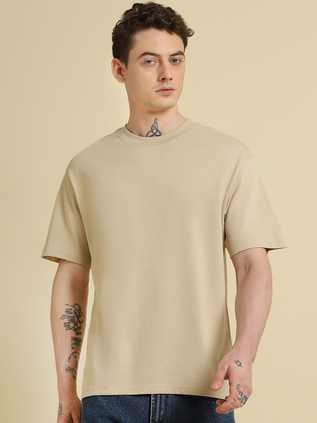 

Banana Club Men T-shirt, Beige
