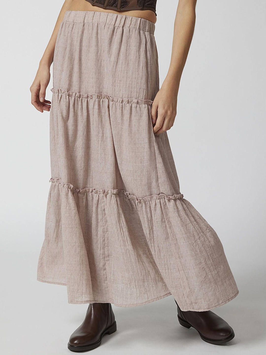 

LULU & SKY A-Line Maxi Skirts, Khaki