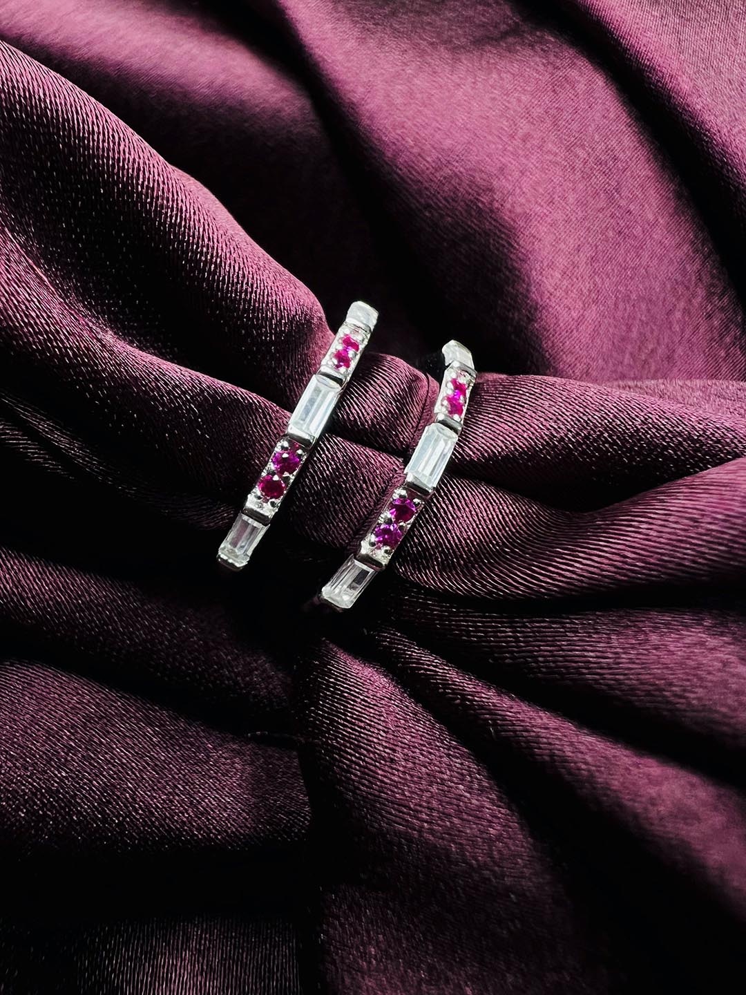 

Arte Jewels Oxidised Toe Rings, Silver