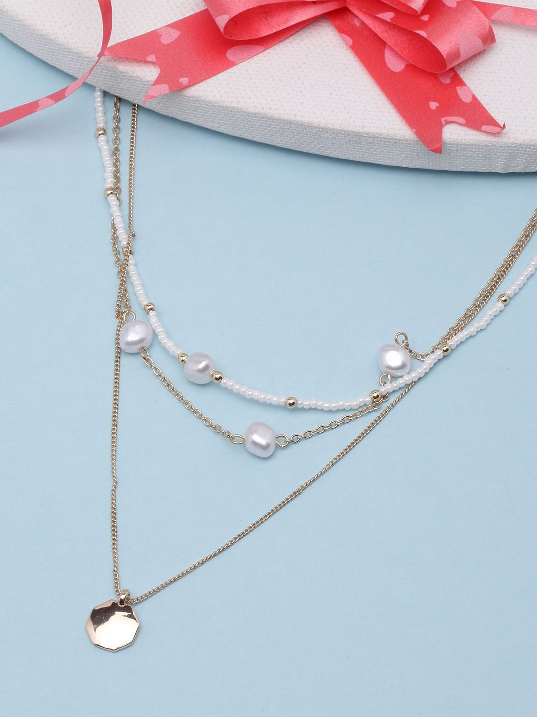

KPOP Brass Gold-Plated Handcrafted Necklace
