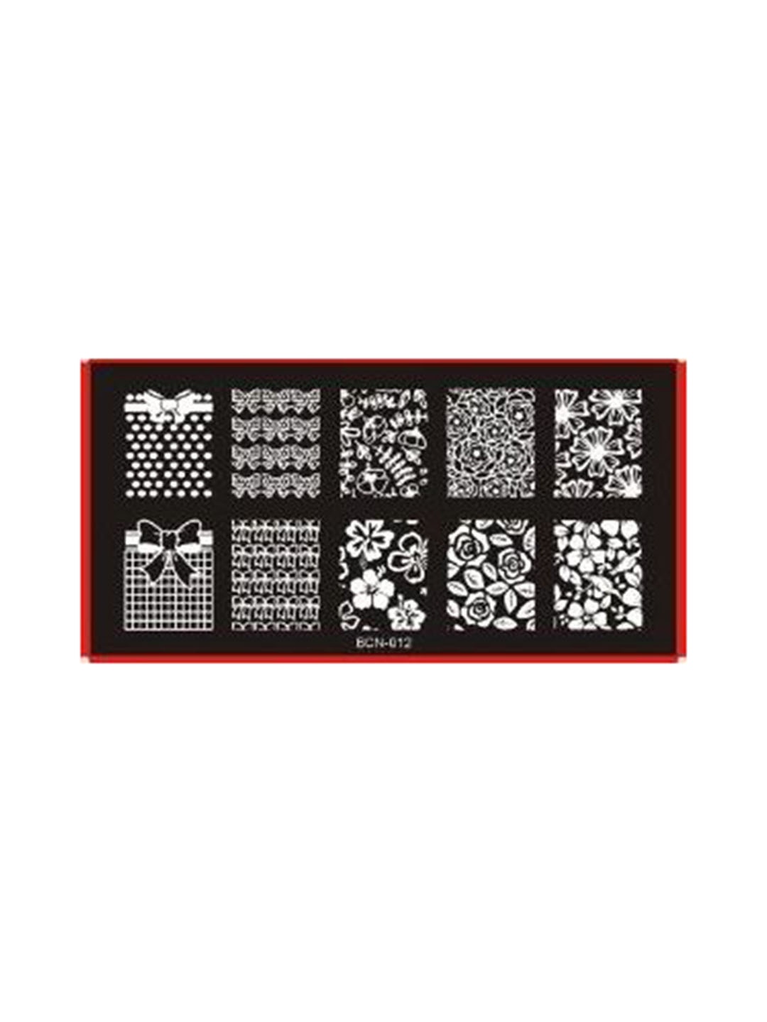 

Pippin Paris Stamping Nail Art Plate-(BCN 012), Black