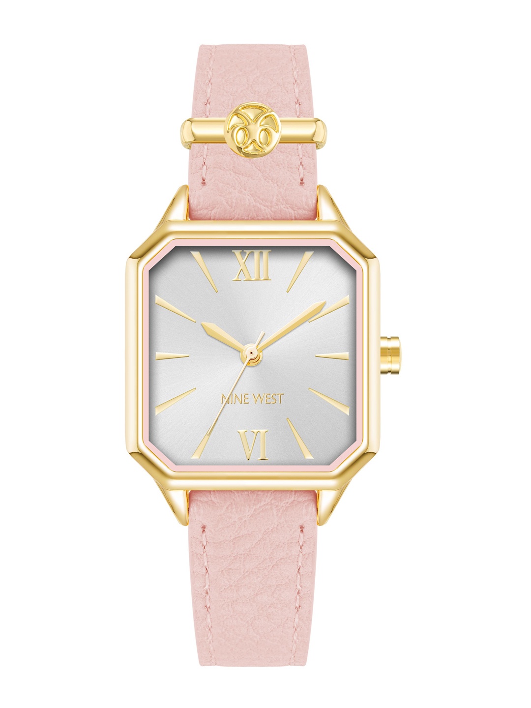 

Nine West Women Dial & Leather Straps Analogue Watch NW-2878GPBH, Pink