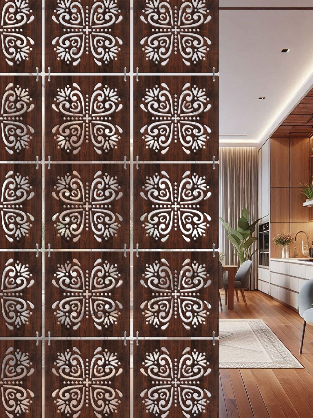 

RANDOM Brown Ethnic Motifs Window Blinds