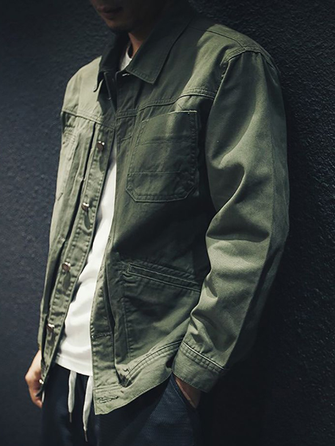 

StyleCast x Revolte Men Insulator Outdoor Tailored Jacket, Green