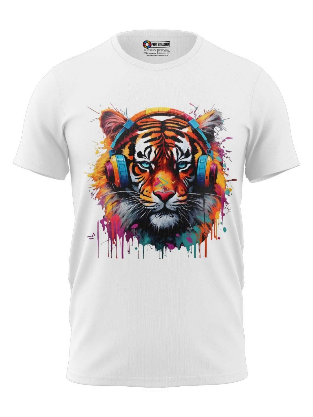 

Print My Fashion Boys Printed T-shirt, White