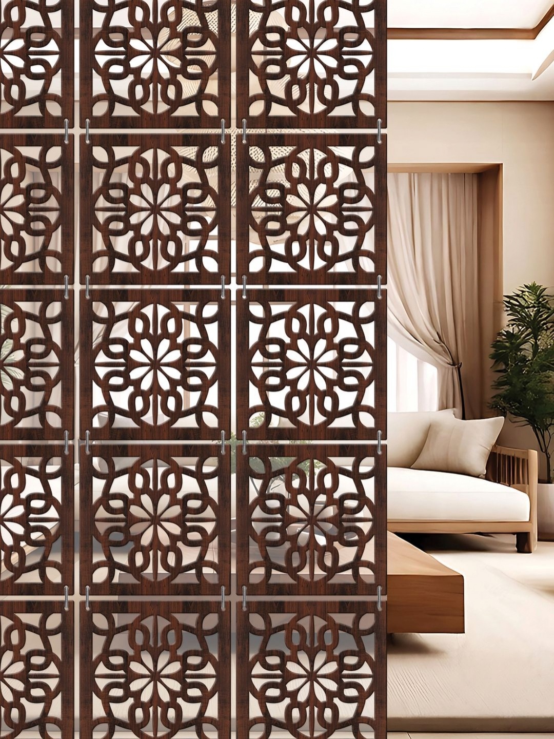 

RANDOM Brown Ethnic Motifs Window Blinds