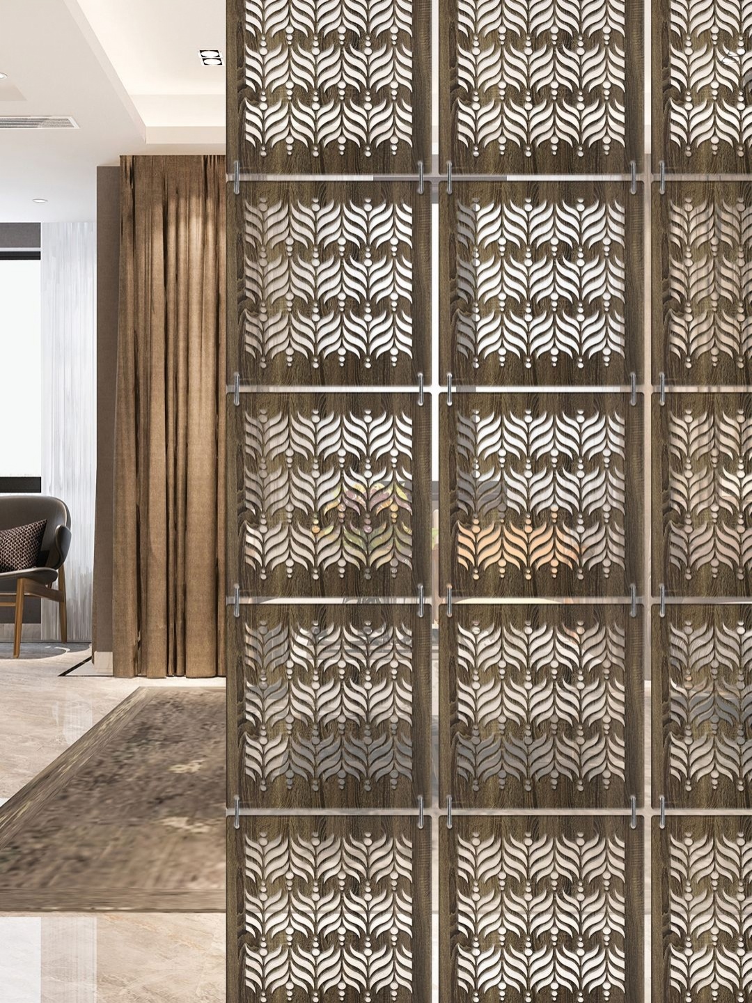 

RANDOM Brown Ethnic Motifs Window Blinds
