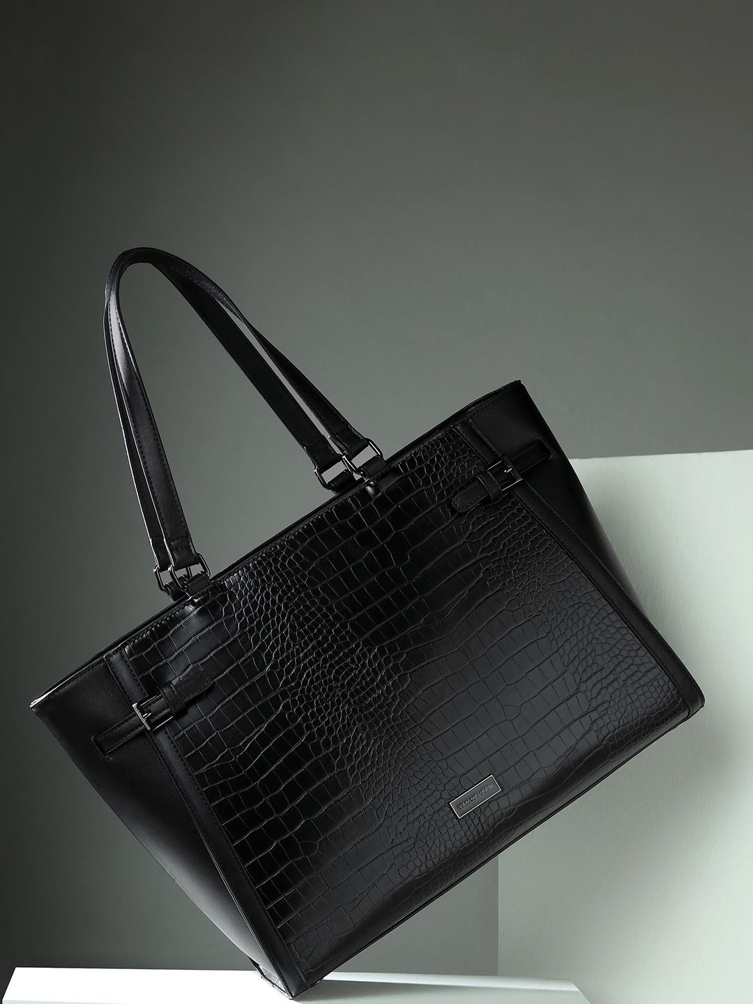 

Van Heusen Woman Women PU Bucket Handheld Bag, Black