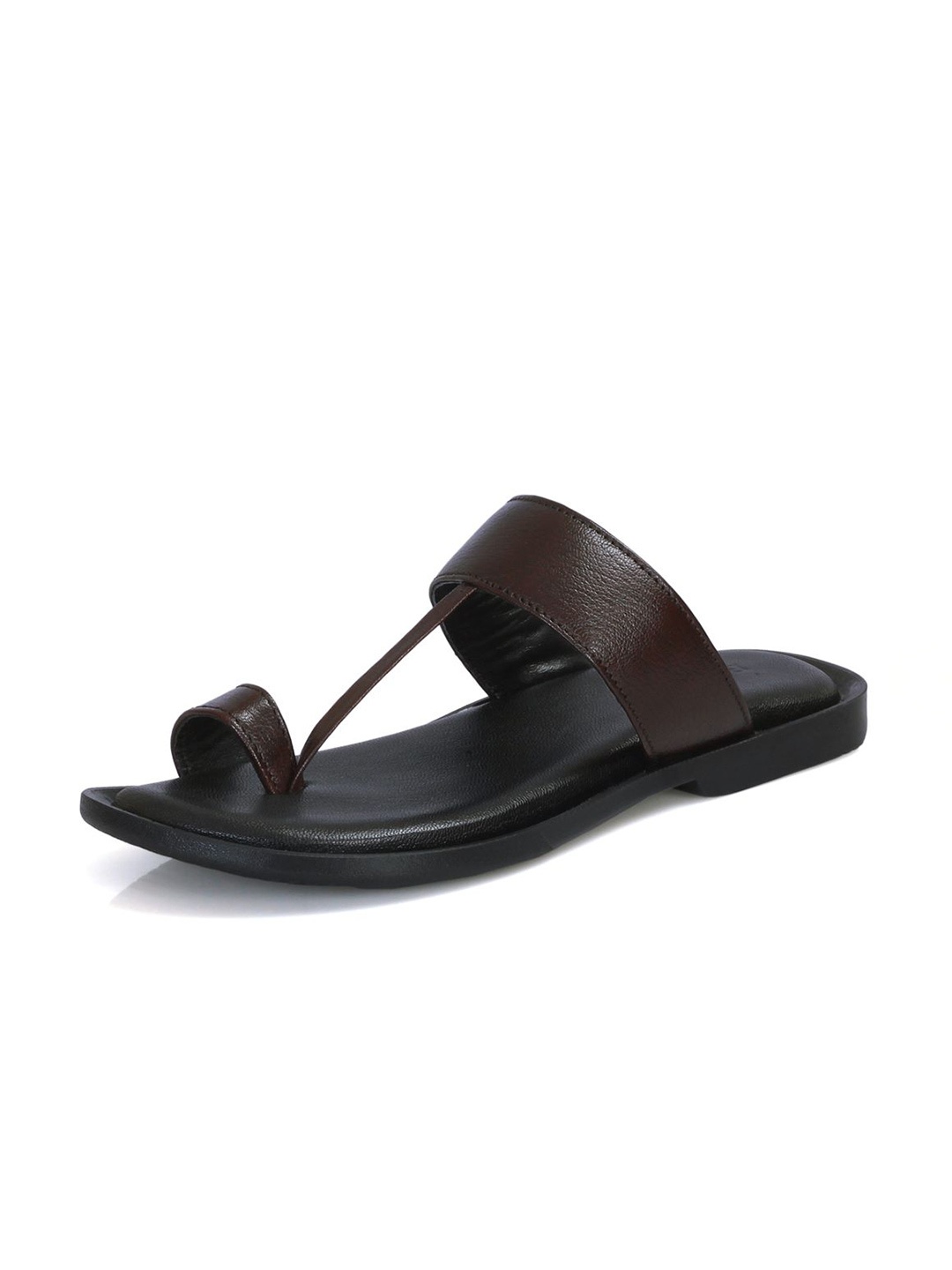 

Auserio Round Toe Textured Sandals, Brown