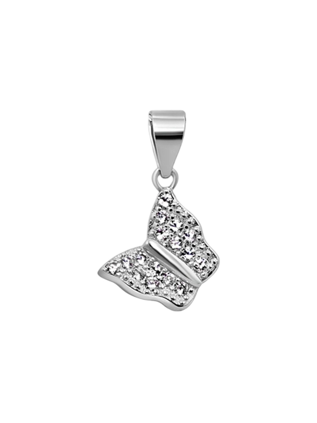 

925 SILLER Rhodium-Plated Contemporary Pendants, Silver