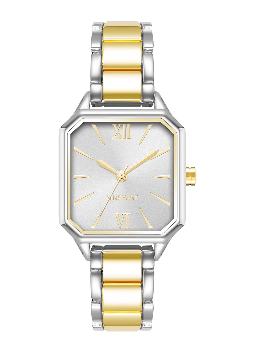 

Nine West Women Dial & Bracelet Style Straps Analogue Watch NW-2903SVTT, Multi