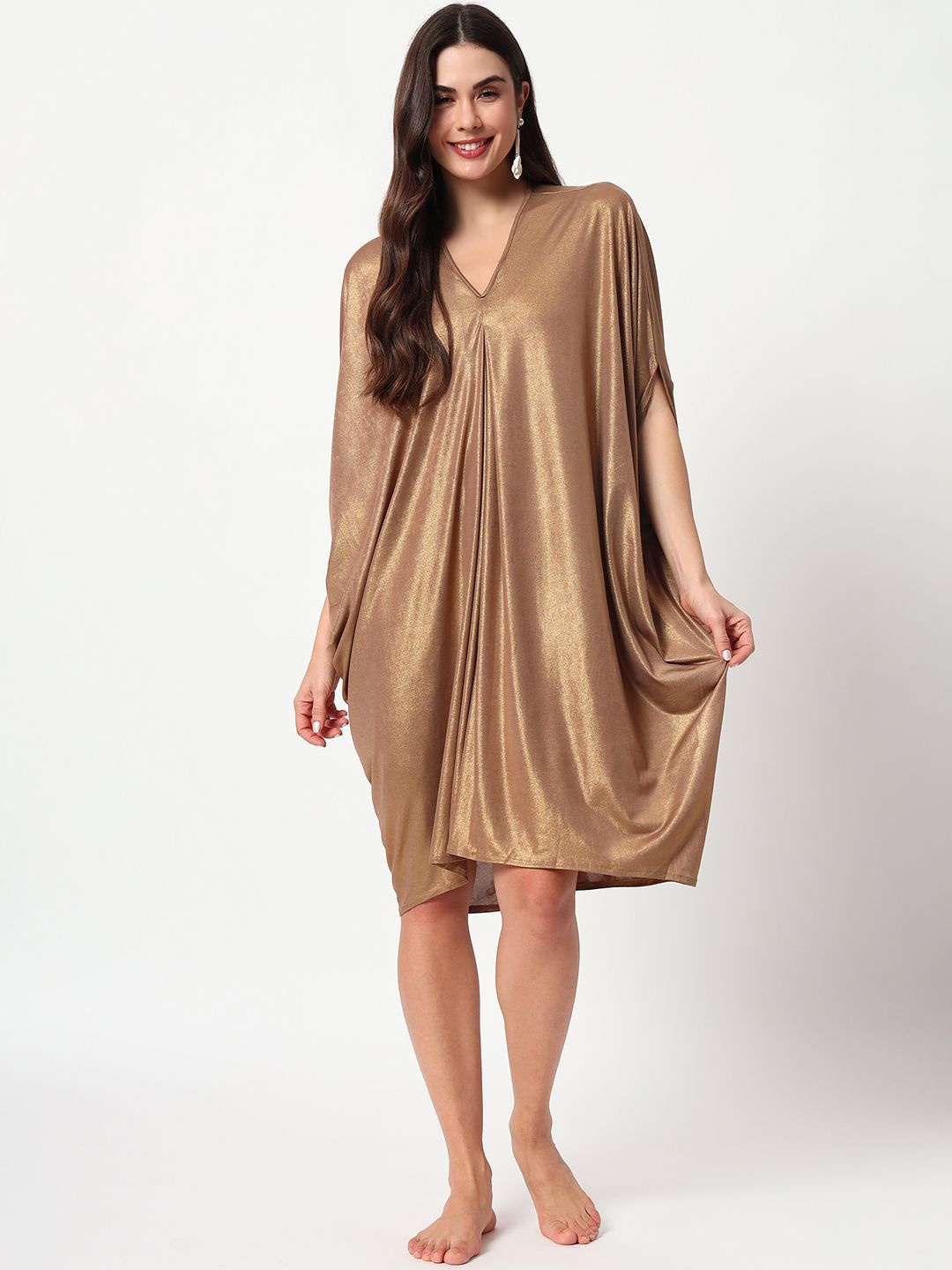 

Beau Design Women Stylish Kaftan Nightdress, Beige
