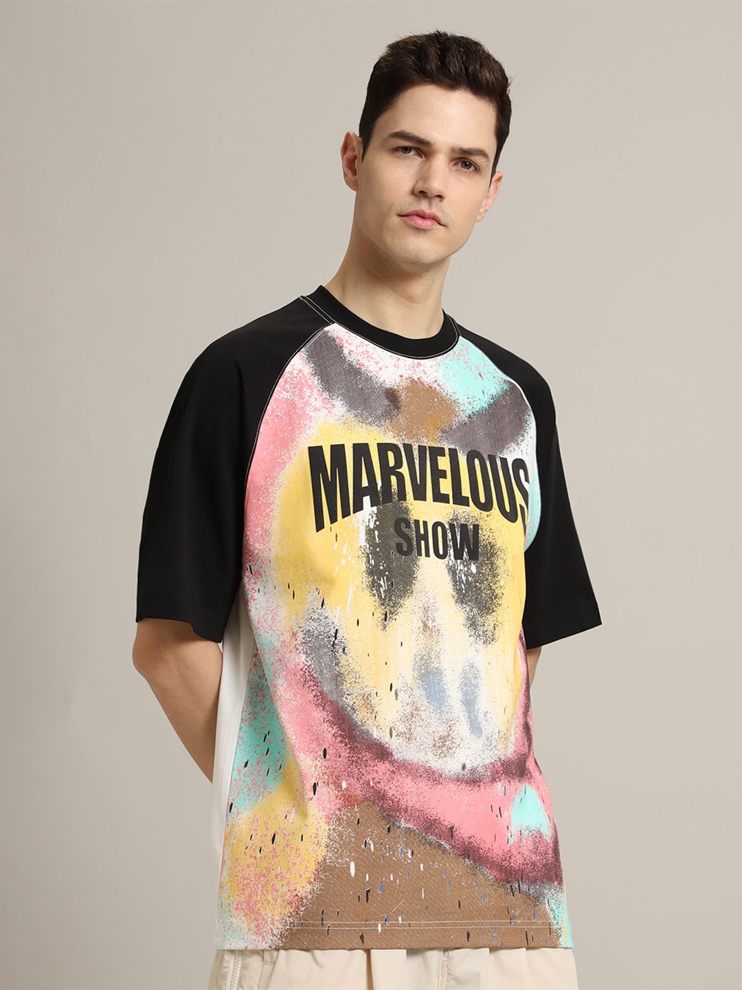 

Banana Club Men Printed T-shirt, White