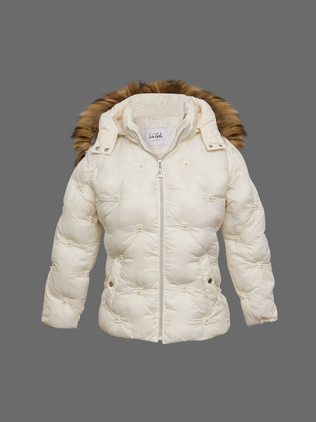 

LURE JUNIOR Girls Outdoor Puffer Jacket, Grey