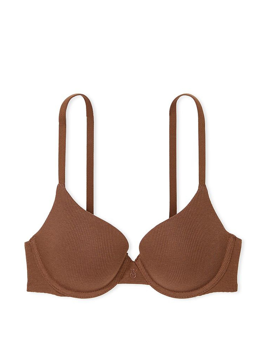 

Victoria's Secret Bra Full Coverage Underwired Heavily Padded Push-Up Bra, Brown