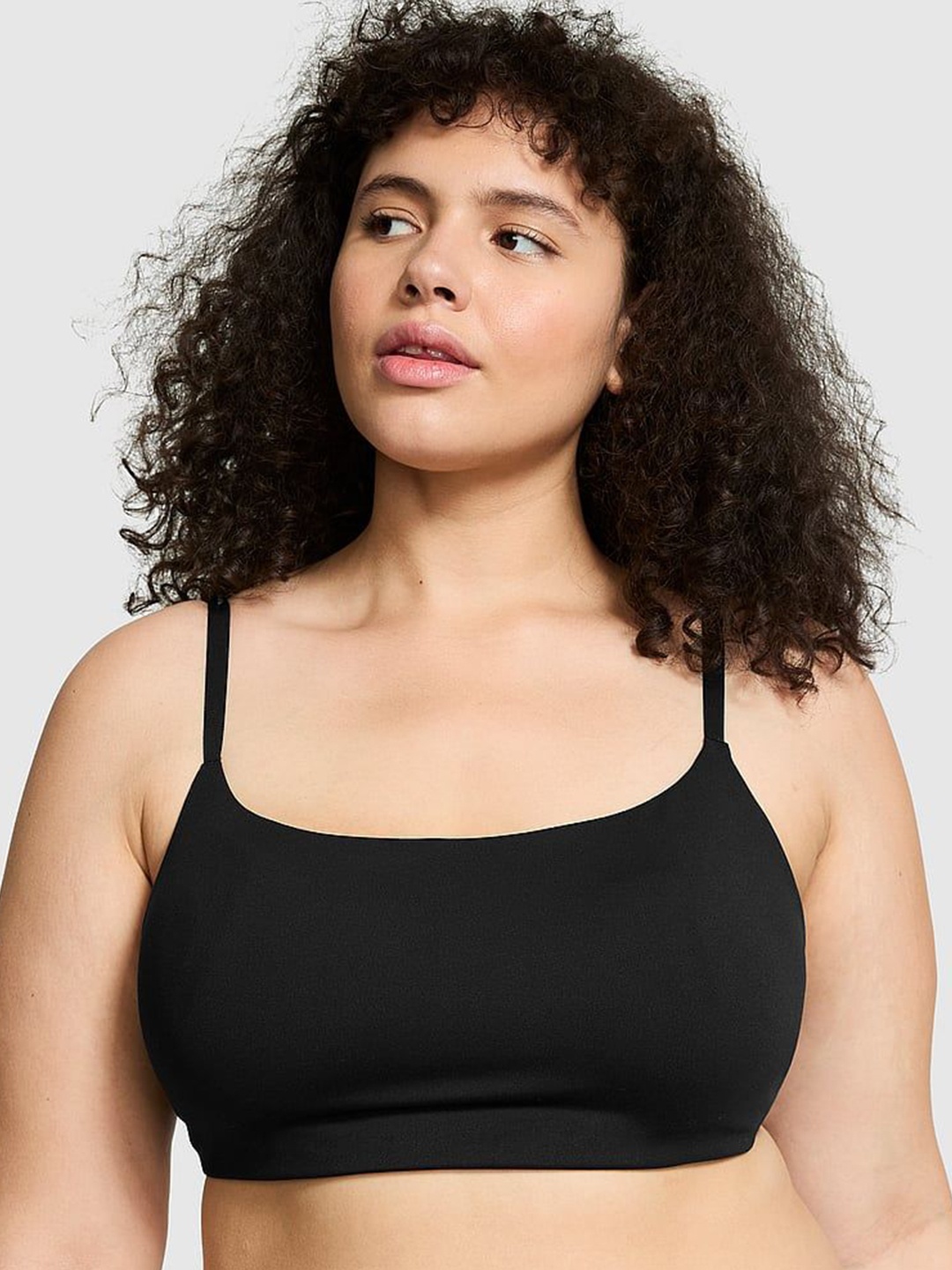 

Victoria's Secret Medium Coverage Non-Wired Non Padded Bra, Black