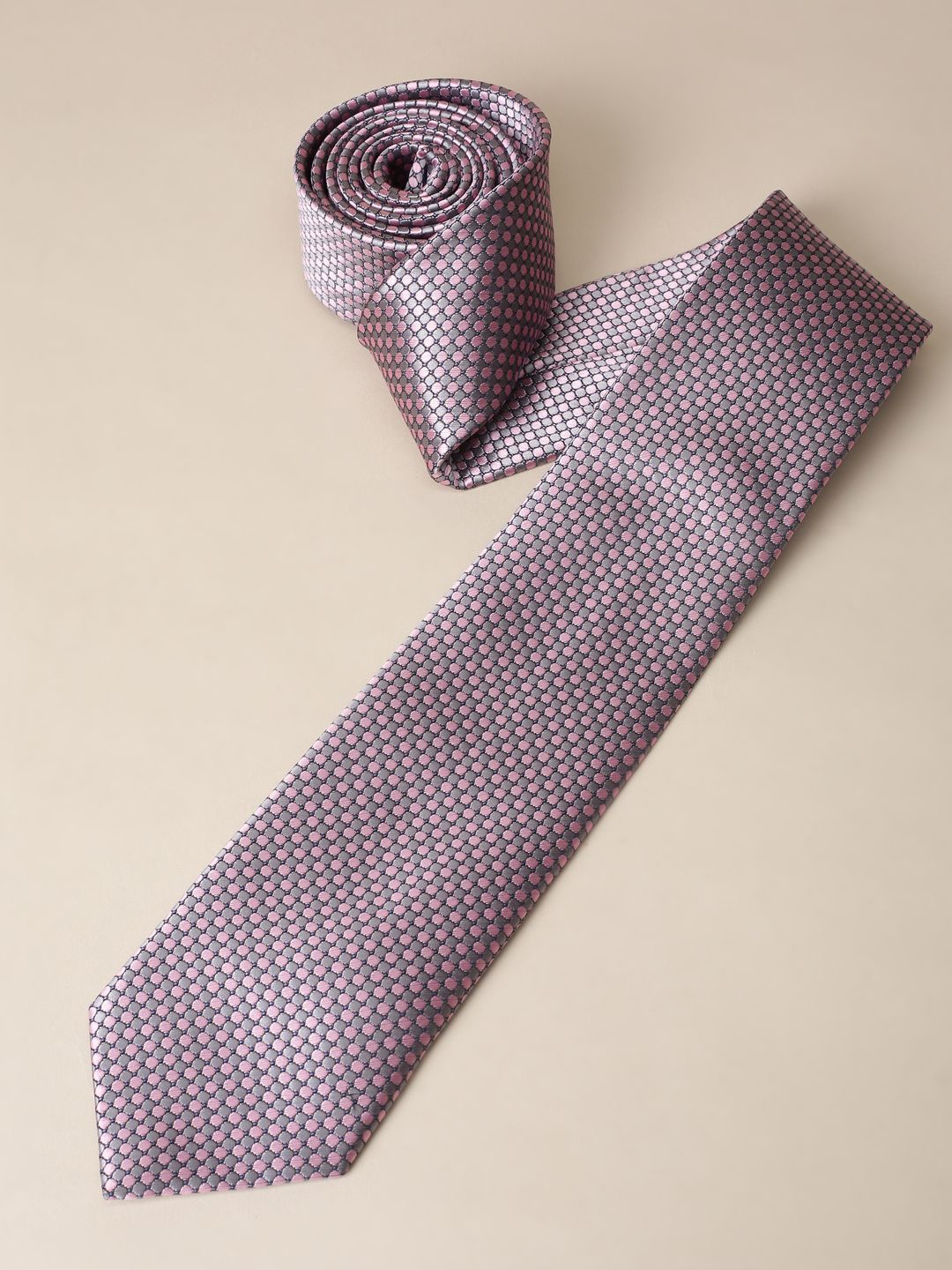 

Van Heusen Men Woven Design Broad Tie, Pink