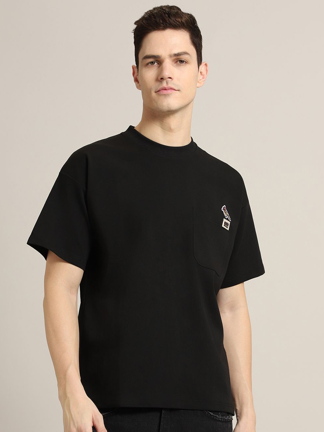 

Banana Club Men Printed T-shirt, Black