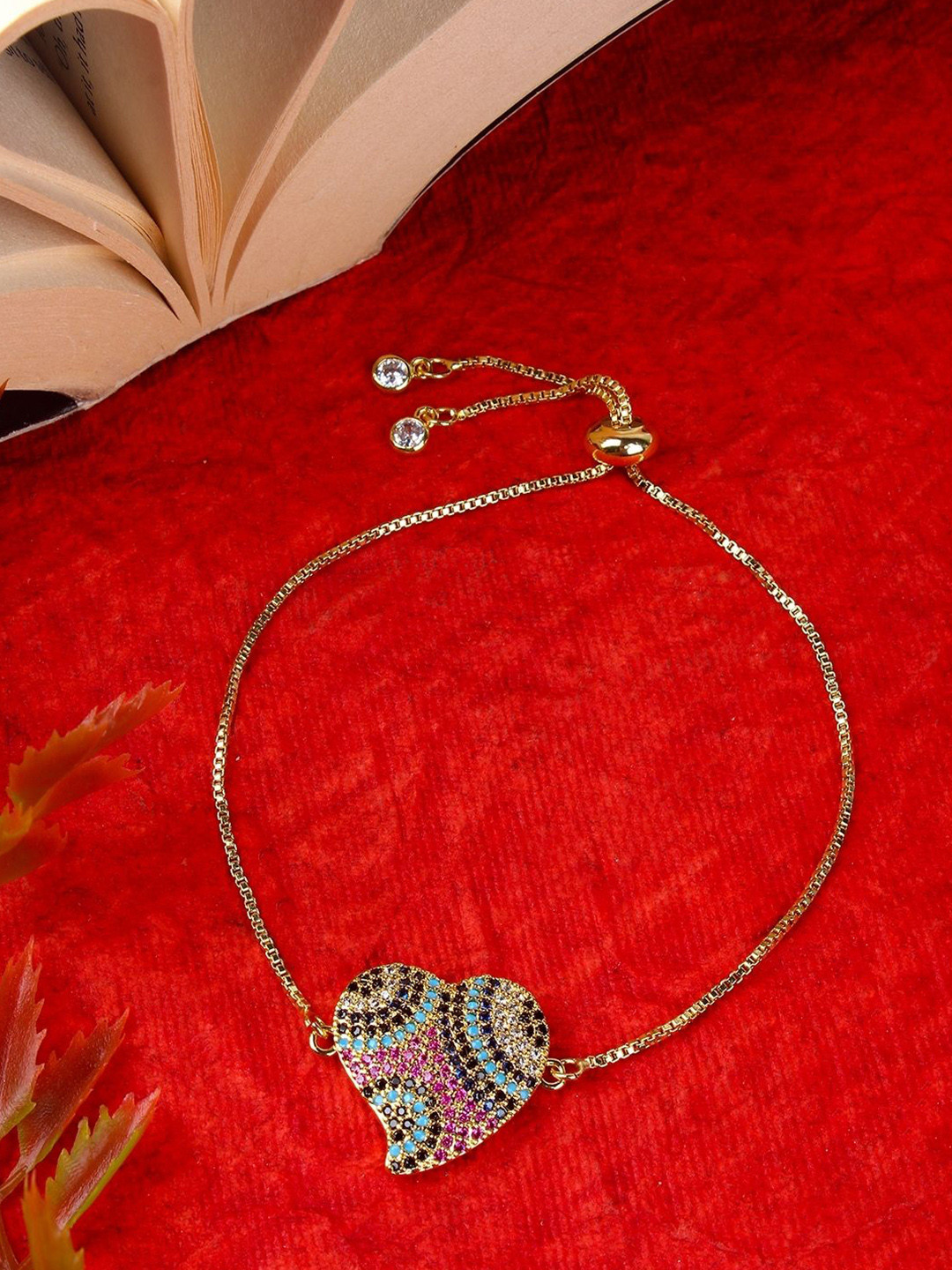 

KPOP Gold-Plated Cubic Zirconia Wraparound Bracelet