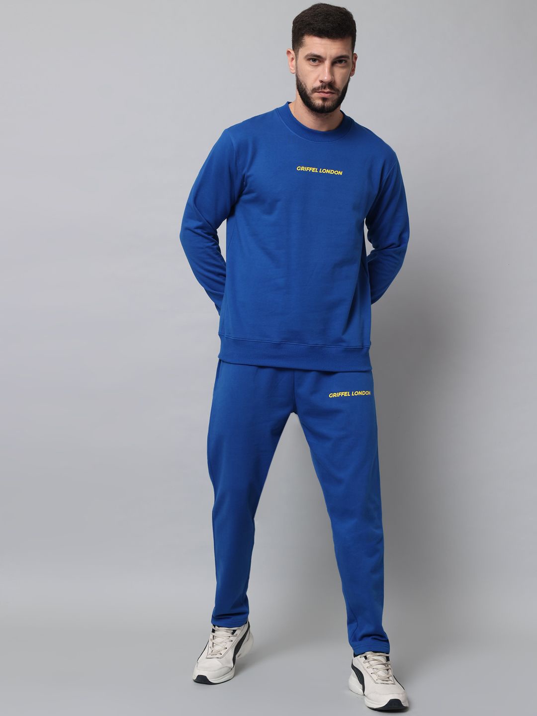 

GRIFFEL Round Neck Tracksuit, Blue