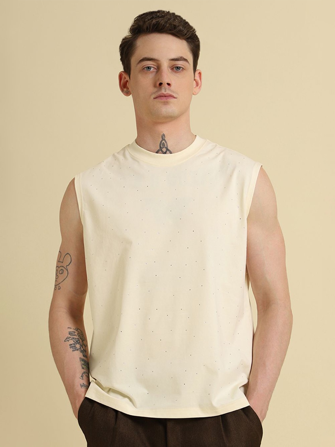 

Banana Club Men T-shirt, Cream
