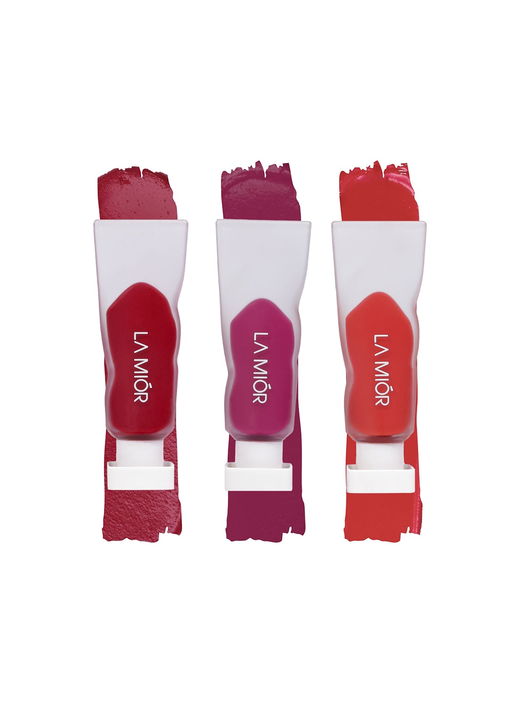 

LAMIOR Set Of 3 Velvet Liquid Lipstick - 5 ml Each - Take Me Home, Red