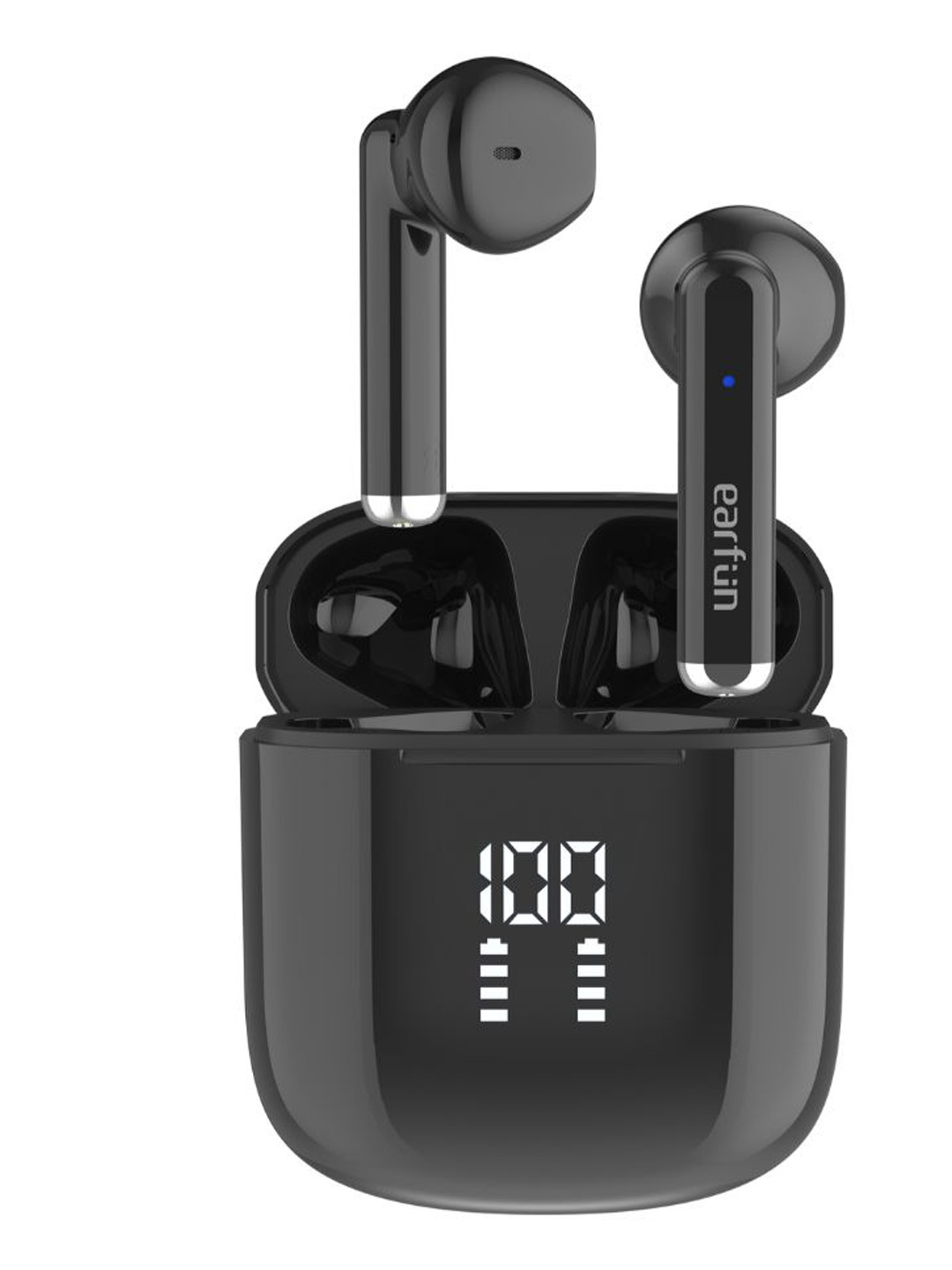 

Earfun Wireless Earbuds with Dual ENC & Digital Display, Black