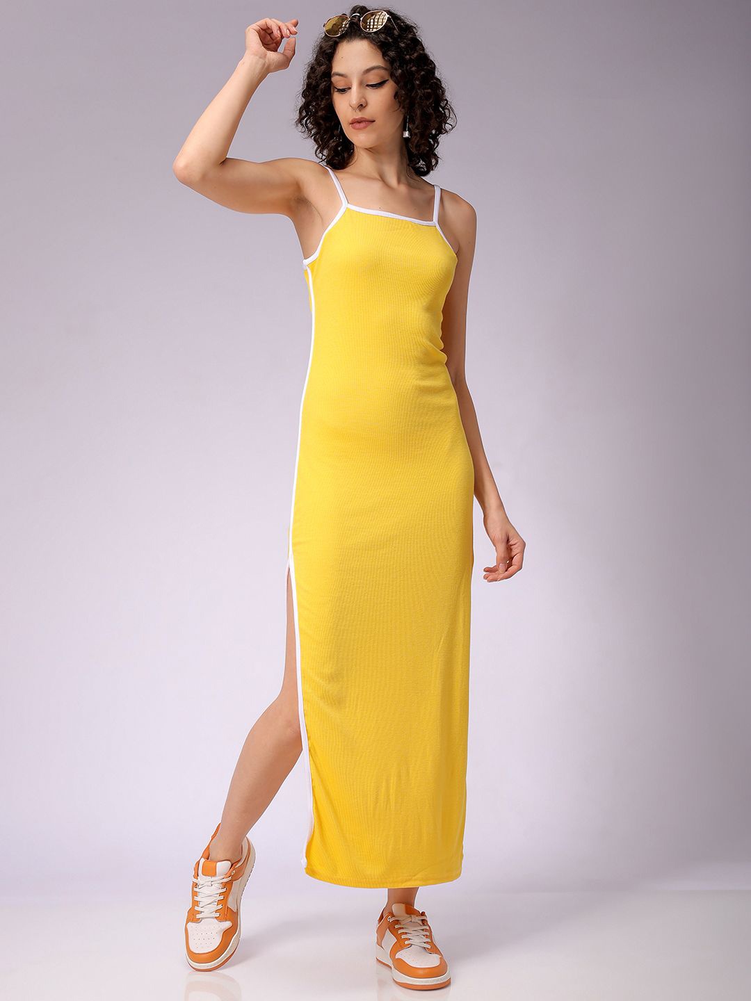 

Freehand by The Indian Garage Co Women Maxi Dress, Yellow