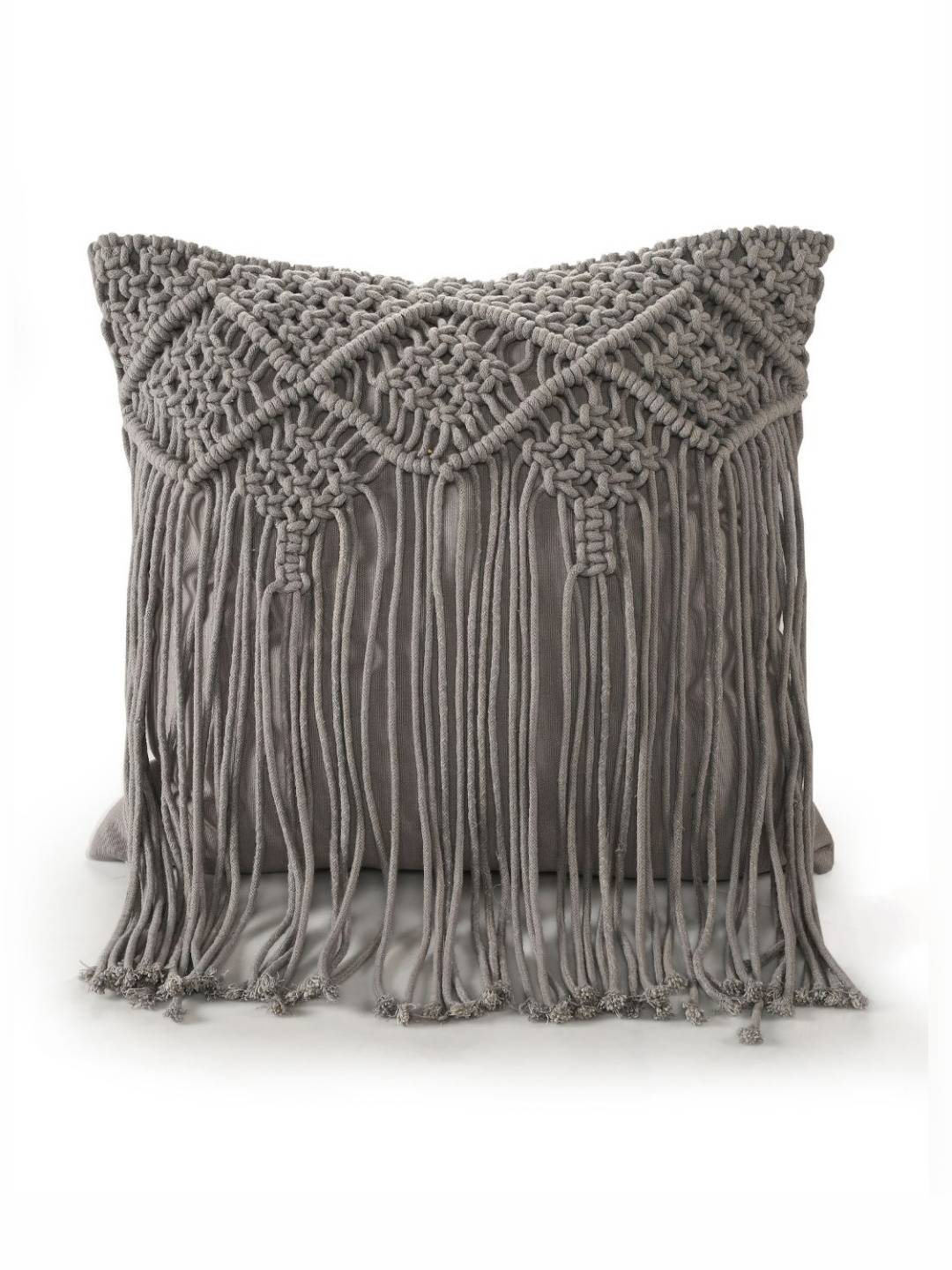 

SASHAA WORLD Grey Quirky Square Cushion Covers