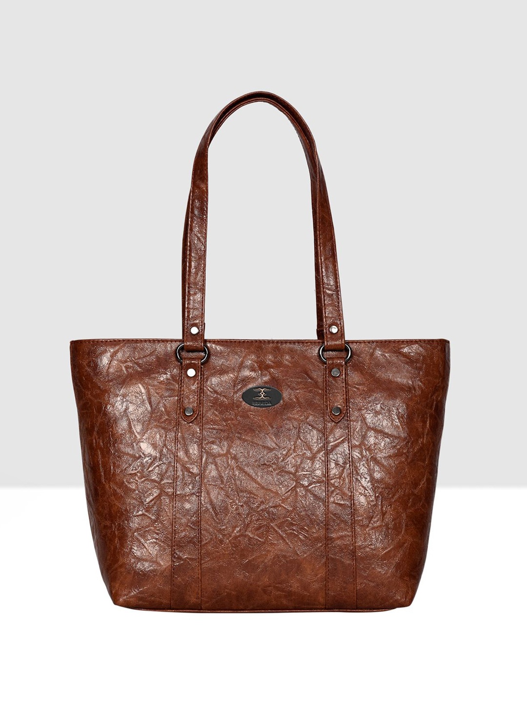 

ESBEDA Women PU Shopper Shoulder Bag, Tan