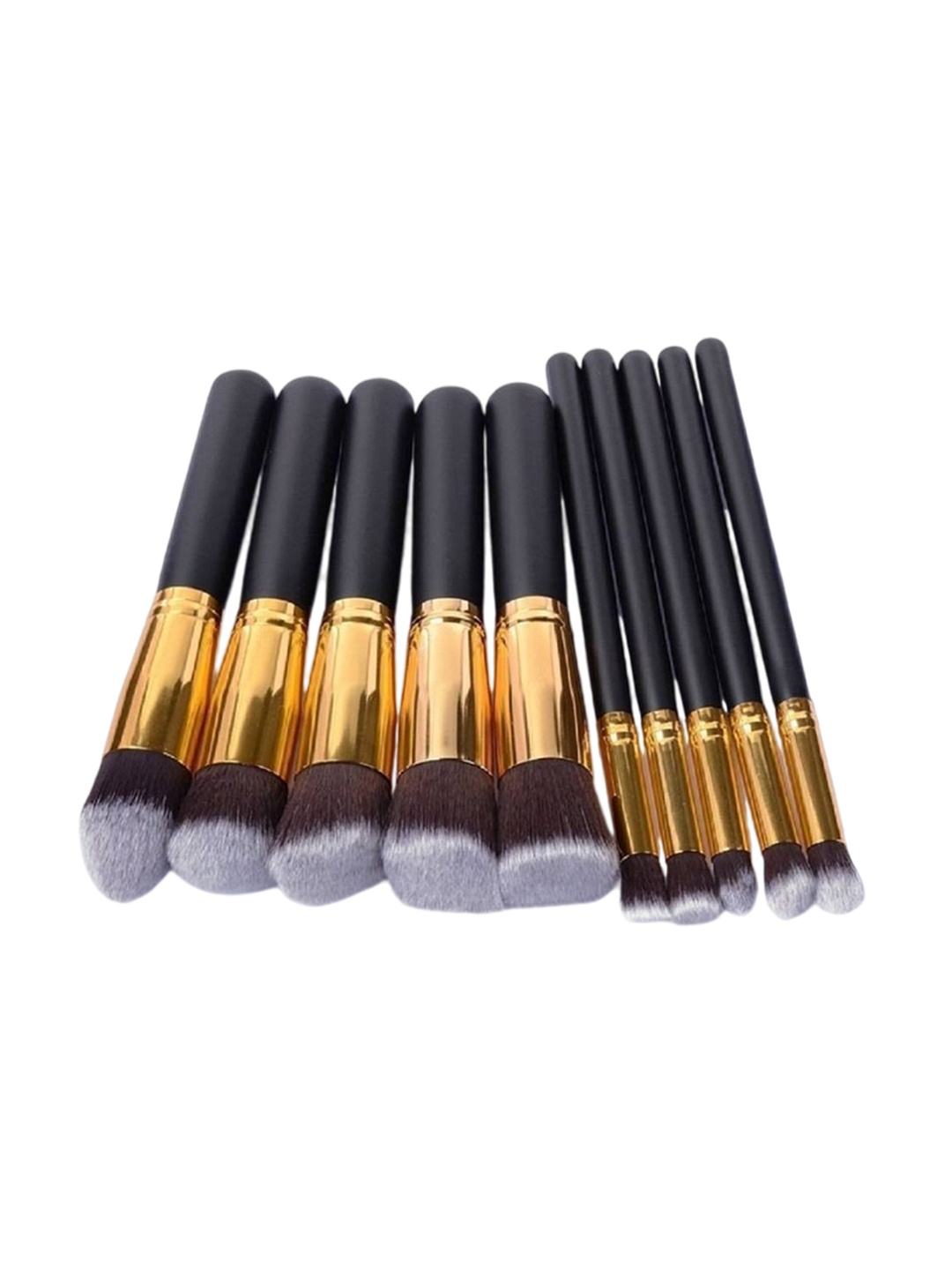 

Rsentera 10-pcs Face & Eye Makeup Brush Set - Black