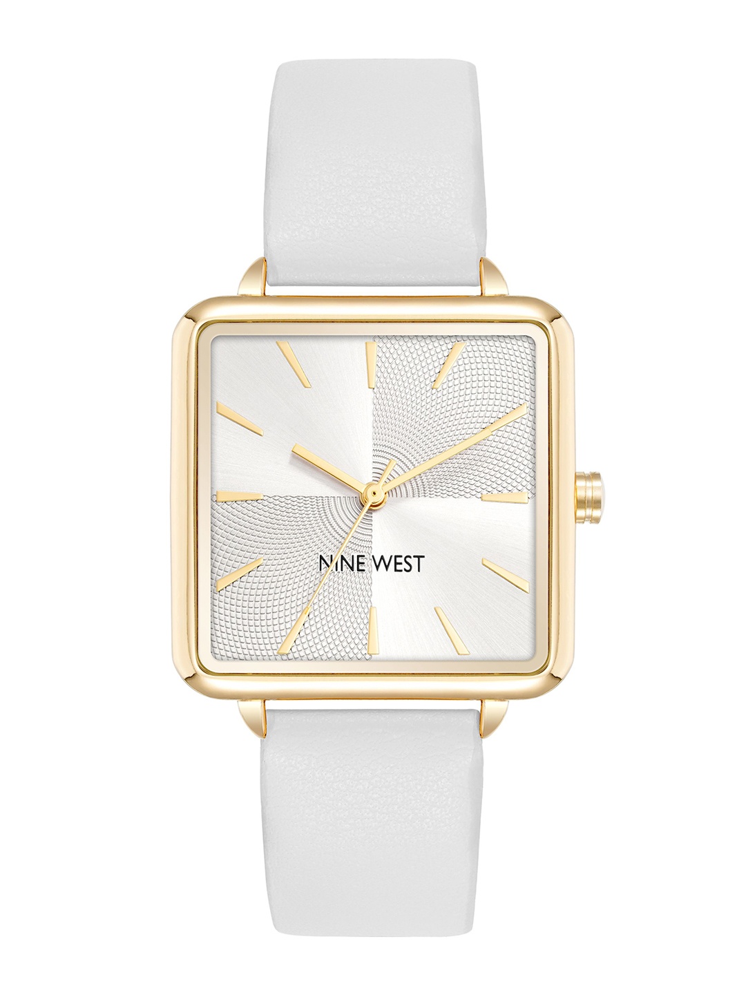 

Nine West Women Dial & Leather Straps Analogue Watch NW-2670GPWT, White